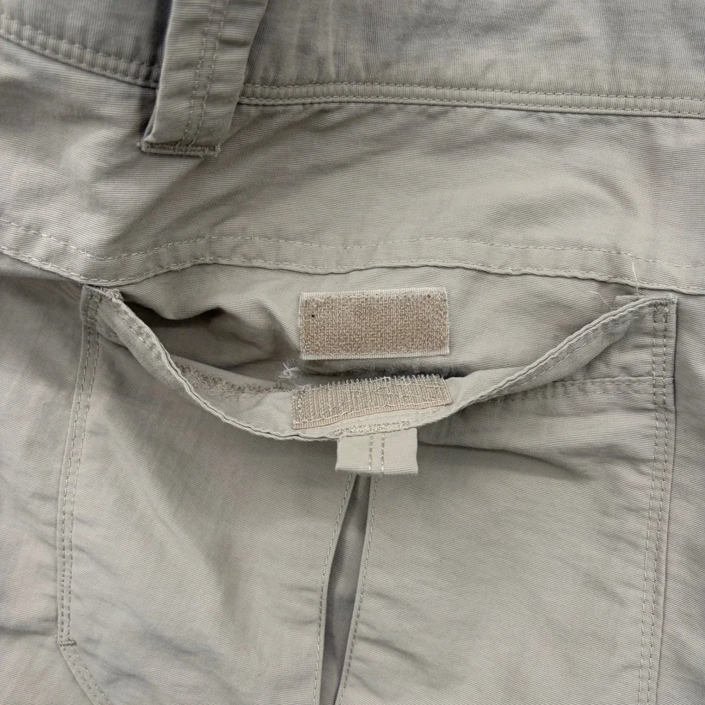 The North Face Mens Paramount Peak Hiking Shorts Tan Khaki Nylon Size 38